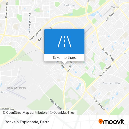 Banksia Esplanade map
