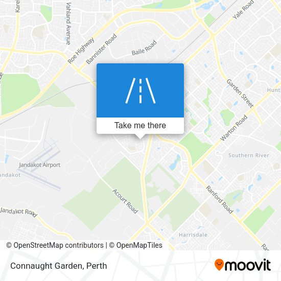 Connaught Garden map