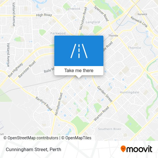 Cunningham Street map