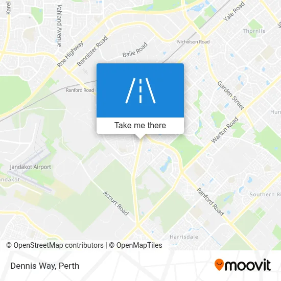 Mapa Dennis Way