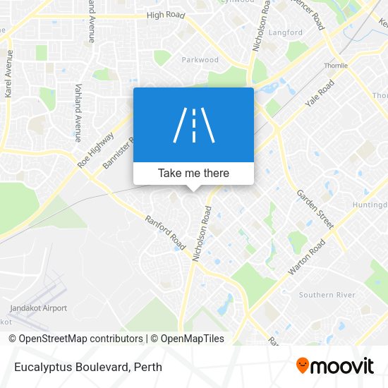 Eucalyptus Boulevard map