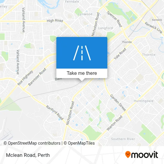 Mapa Mclean Road