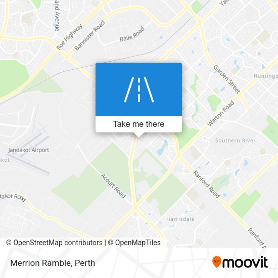 Merrion Ramble map