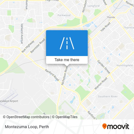 Montezuma Loop map