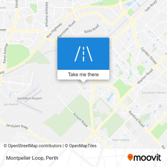Montpelier Loop map