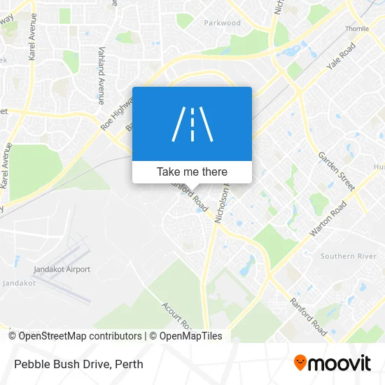 Mapa Pebble Bush Drive