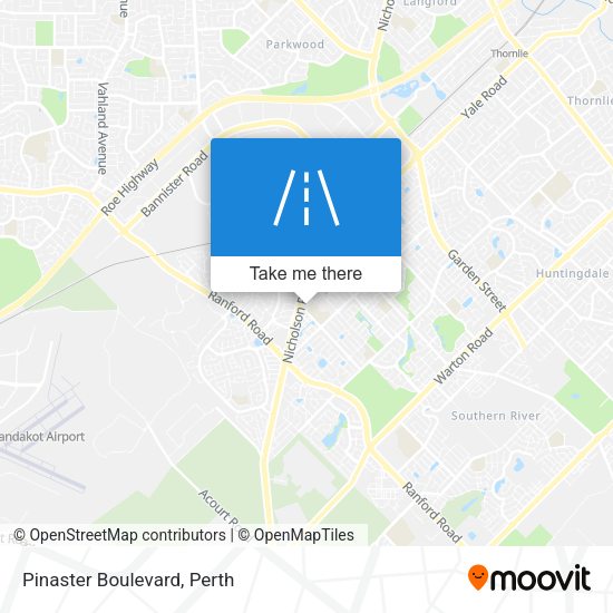 Pinaster Boulevard map