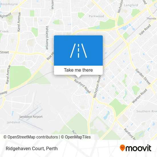 Mapa Ridgehaven Court