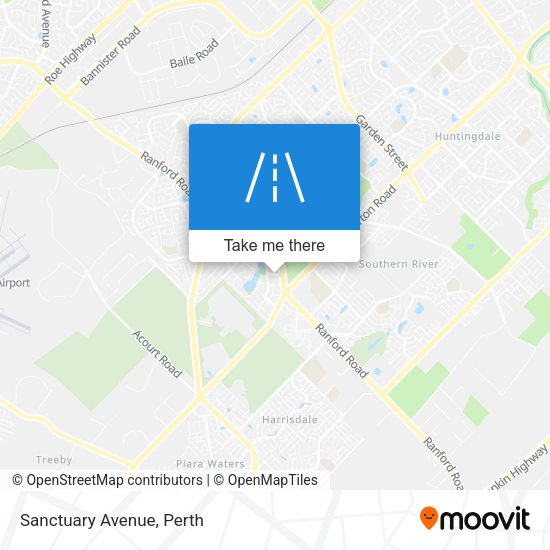 Sanctuary Avenue map