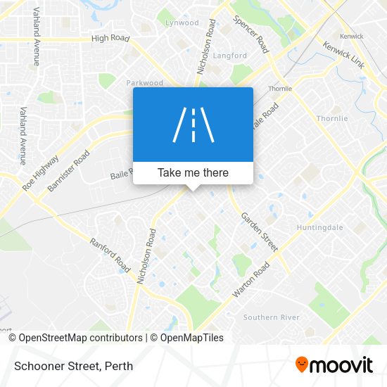 Schooner Street map