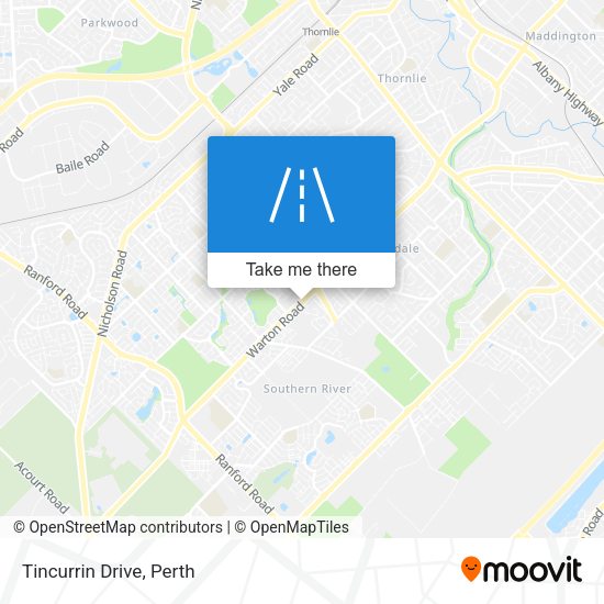 Tincurrin Drive map