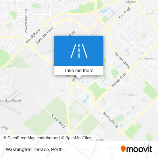 Mapa Washington Terrace