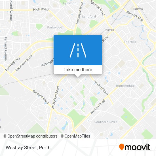 Westray Street map