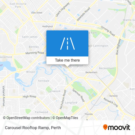 Carousel Rooftop Ramp map