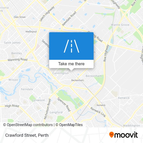 Crawford Street map