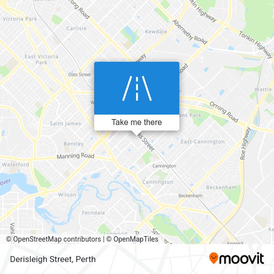 Derisleigh Street map