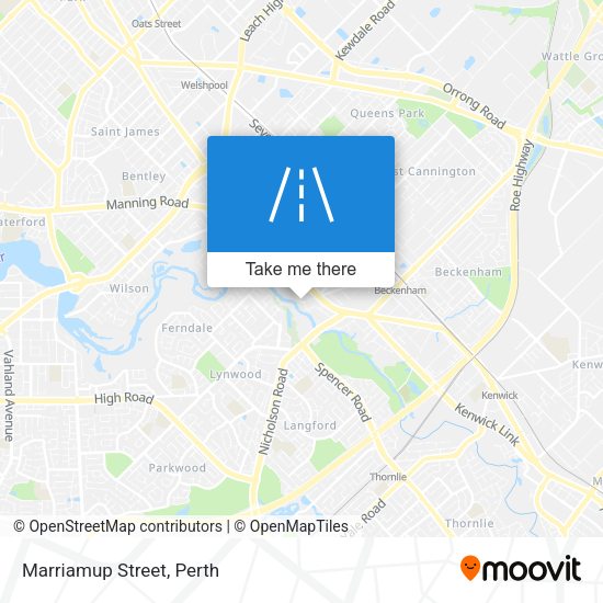 Marriamup Street map