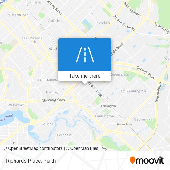 Richards Place map
