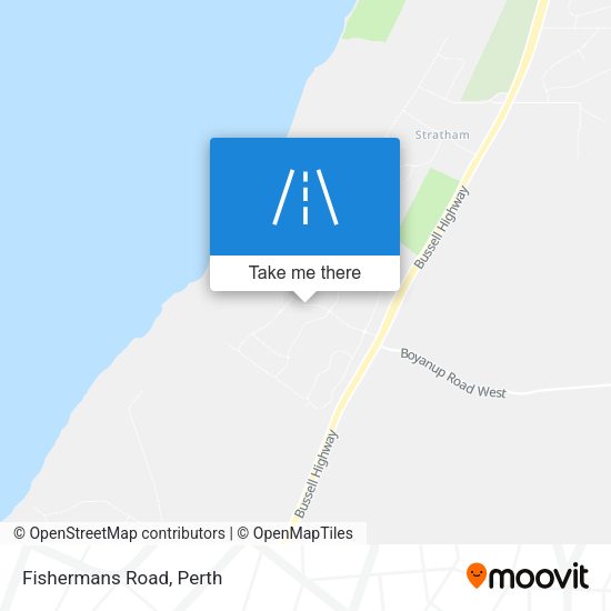 Fishermans Road map