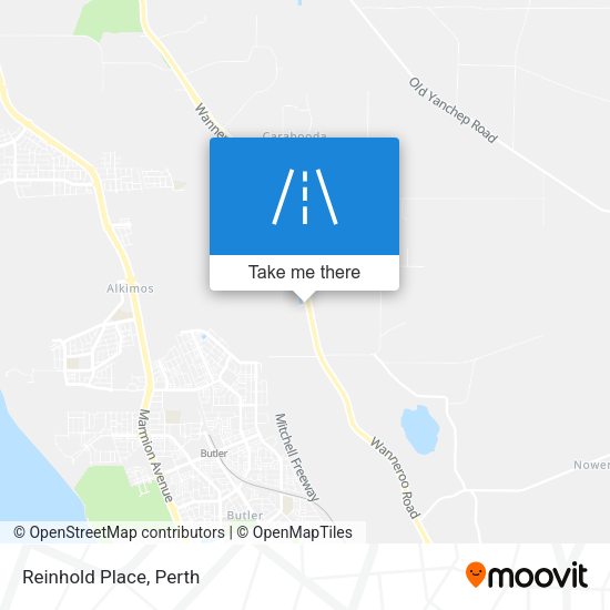 Reinhold Place map