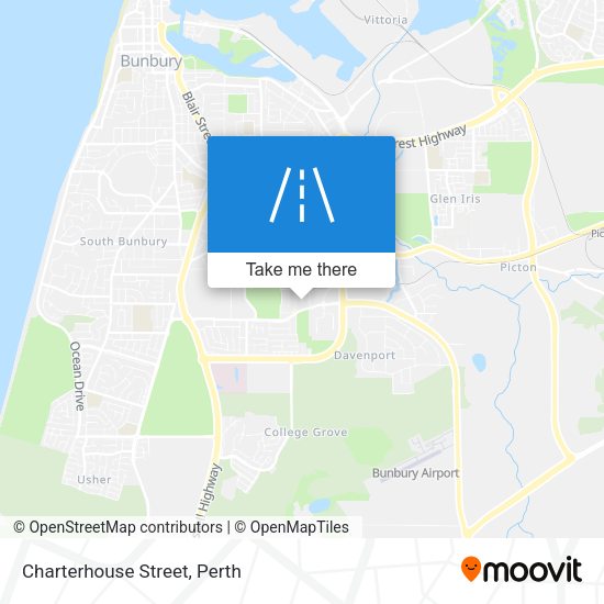 Charterhouse Street map