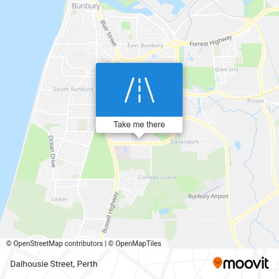 Dalhousie Street map