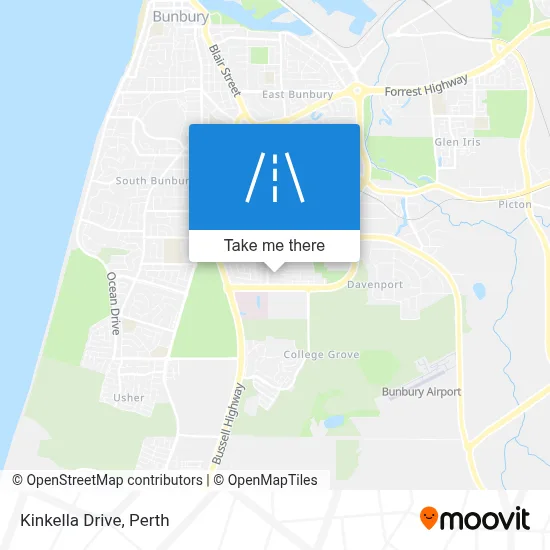 Mapa Kinkella Drive