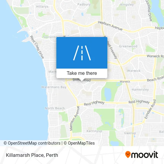 Mapa Killamarsh Place