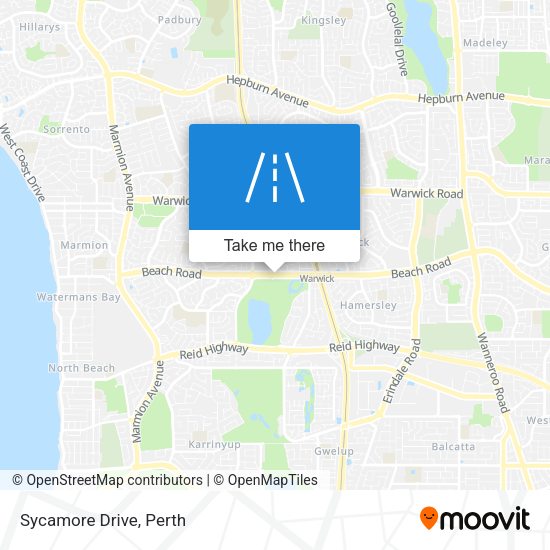 Sycamore Drive map