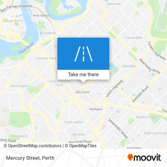 Mercury Street map