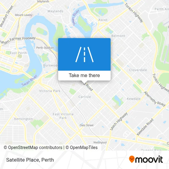 Mapa Satellite Place
