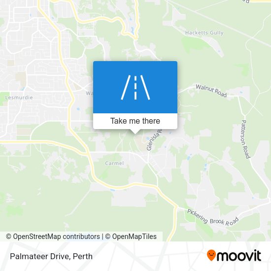 Palmateer Drive map