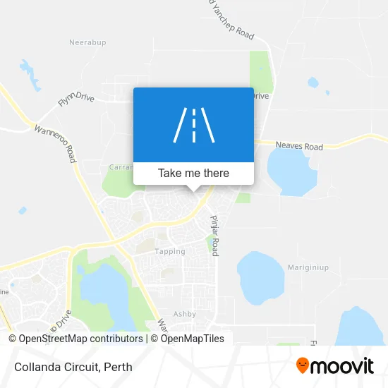 Collanda Circuit map