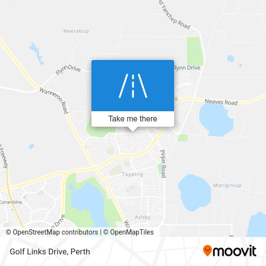 Golf Links Drive map