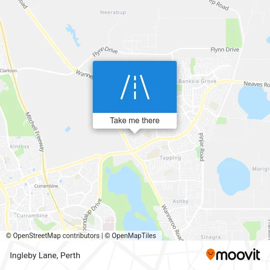 Ingleby Lane map