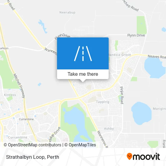 Mapa Strathalbyn Loop