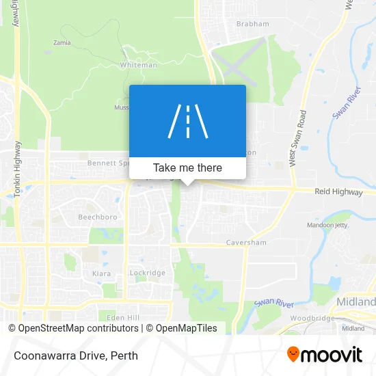 Mapa Coonawarra Drive