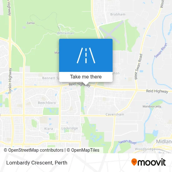 Mapa Lombardy Crescent