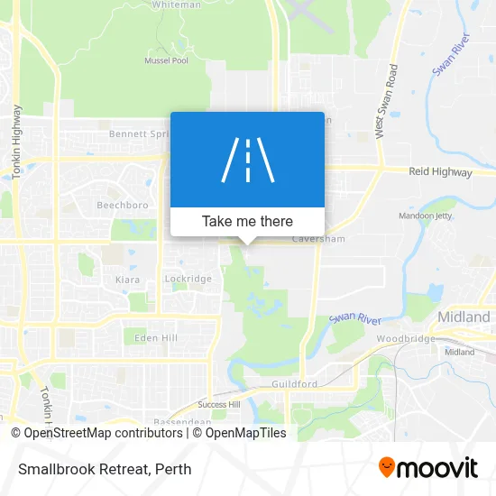 Mapa Smallbrook Retreat