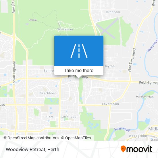 Woodview Retreat map