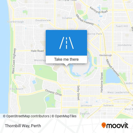 Thornbill Way map