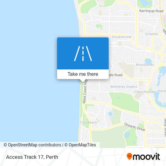 Access Track 17 map