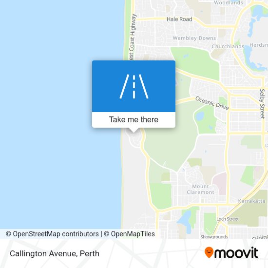 Callington Avenue map