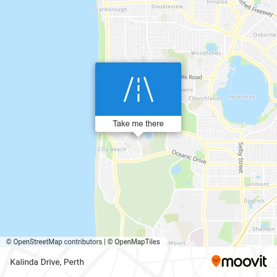 Mapa Kalinda Drive