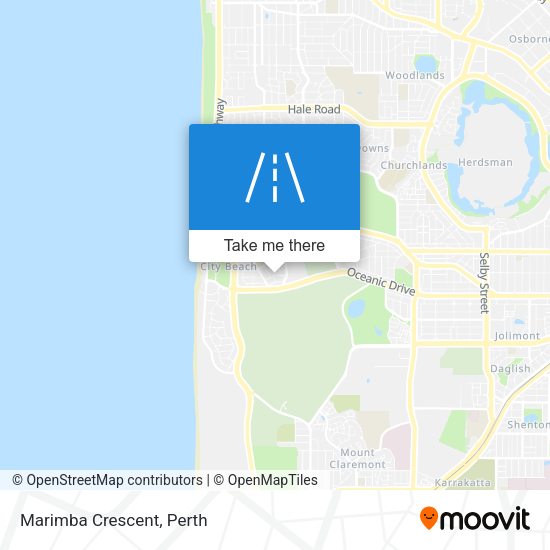 Marimba Crescent map