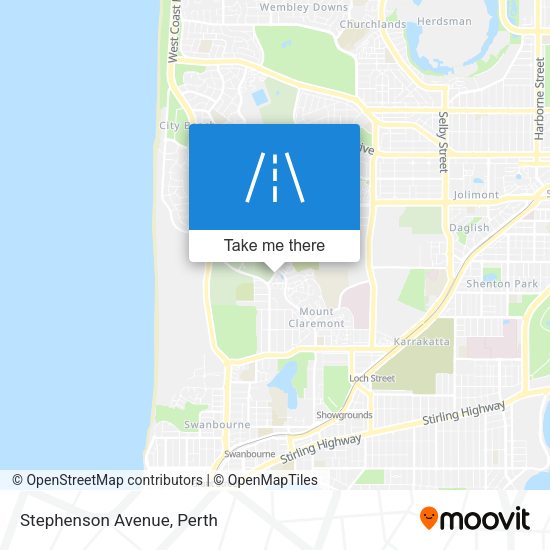 Stephenson Avenue map
