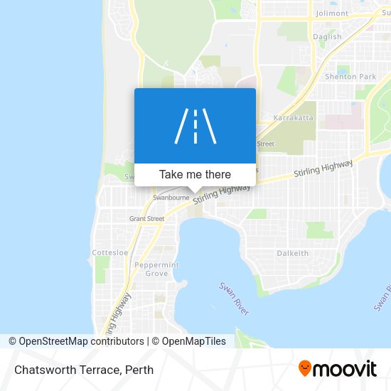 Chatsworth Terrace map