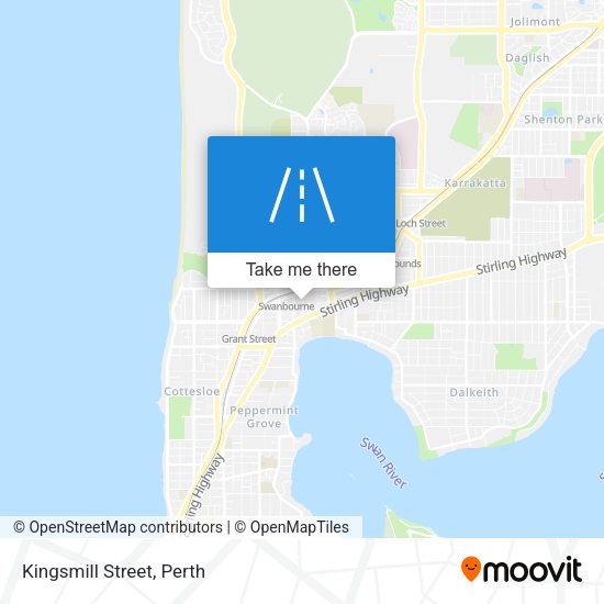 Kingsmill Street map