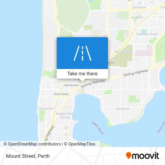 Mapa Mount Street