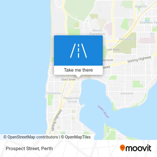 Mapa Prospect Street